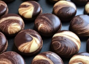 Marmorplätzchen, die im Mund schmelzen