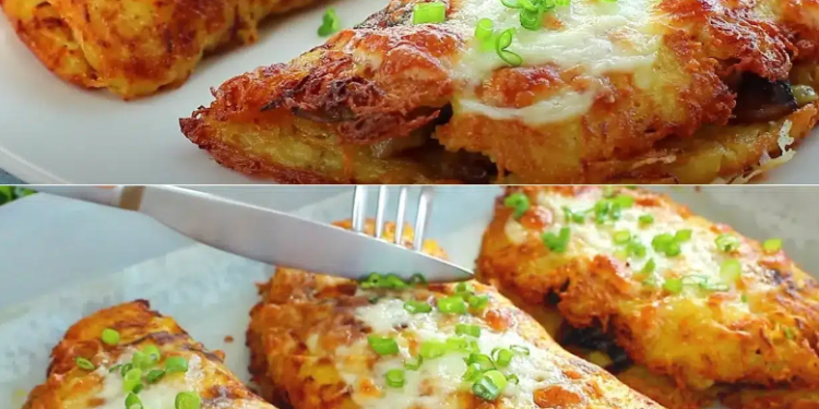 Knusprige Kartoffeln mit saftiger Füllung, könnte ich jeden Tag essen