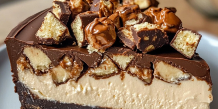 🍫 Snickers Cheesecake – Cremig und Sündhaft Lecker 🧁