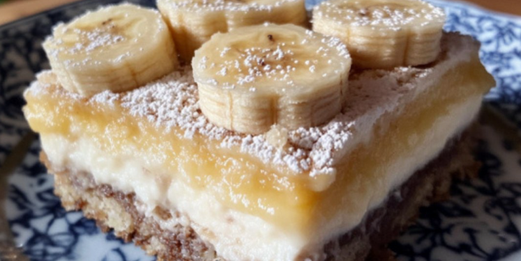 🍌 Bananenschnitte ohne Mehl – Leicht, lecker und gesund! 🧁