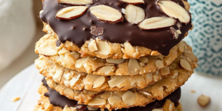 🍪 Mandelkekse mit Schokolade – Saftig und knusprig zugleich! 🍫✨