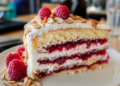 🍰 Himmlische Weiße-Schokoladen-Mandel-Himbeer-Torte 🍰