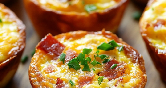 🧁 Rührei-Muffins mit Schinken – Der perfekte Start in den Tag! 🍳✨