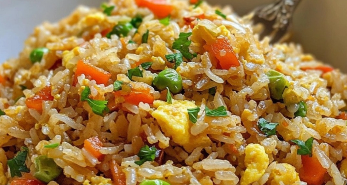🍚 Gebratener Reis mit Ei & Gemüse – Einfach & Lecker! 🥢✨