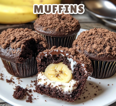 Maulwurf-Muffins – Schoko-Bananen-Klassiker in Mini-Form