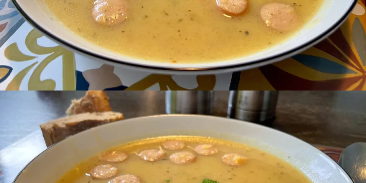 Einfache Kartoffelsuppe