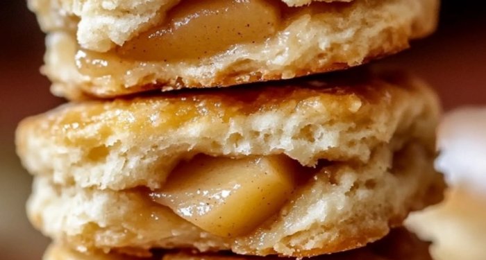 🍏🍪 Apfelkuchen-Biscuits – Ein süßes, einfaches Rezept für alle Keks- und Apfelpie-Fans! ✨