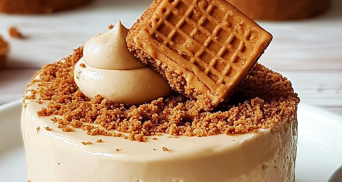 🧁 Mini Lotus Biscoff Cheesecake – Ohne Backen & Köstlich! 🍪✨