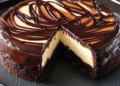 🍫🍰 Schokoladen-Marmor-Cheesecake – Ein luxuriöser und dekadenter Genuss! 🧀✨