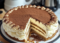 🍰 Himmlischer No-Bake Tiramisu Käsekuchen – ohne Backen! 🍰