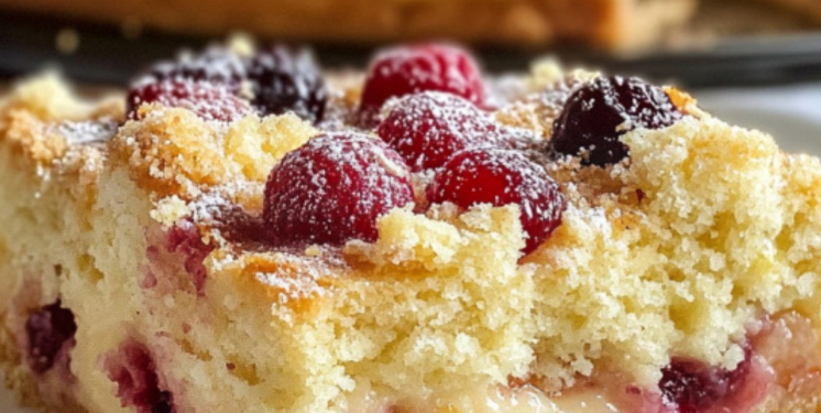 🍒 Quark-Streuselkuchen mit Kirschen – Ein himmlisches Blechkuchen-Rezept! 🥧✨