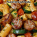 🍗 Hähnchenwurst mit Zucchini, Tomaten und Pasta 🍝