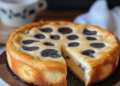 🎂 Polka Dot Mohn-Käsekuchen ohne Boden 🎂