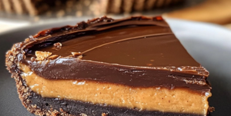 🍫 Schokotarte mit Karamell und Ganache 🥧✨