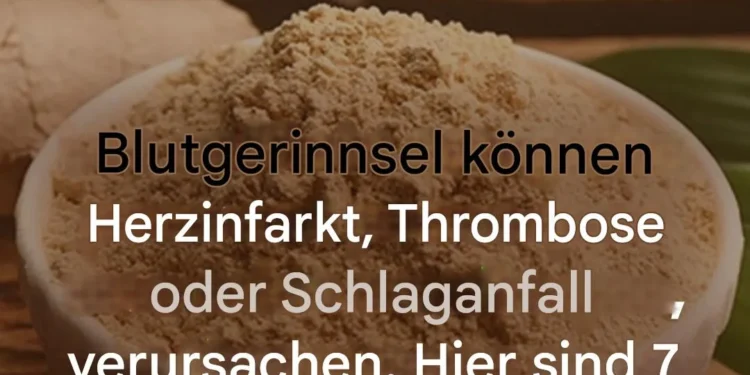 Ein Blutgerinnsel kann zu Herzinfarkt, Thrombose oder Schlaganfall führen: Hier sind 7 stark blutverdünnende Lebensmittel, die Sie kennen sollten