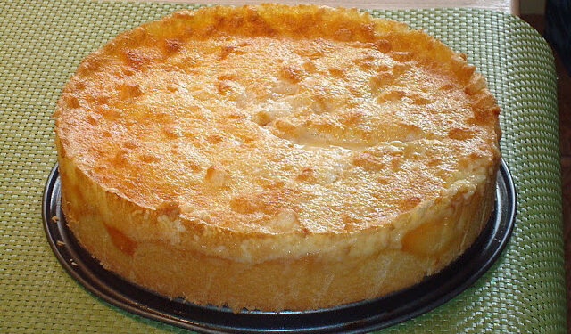 Pfirsichkuchen