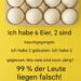 Wie viele Eier sind noch übrig? Das Rätsel, das 99 % der Menschen verwirrt