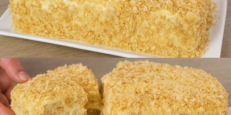 Napoleon Torte in 15 Minuten! Zergeht auf der Zunge