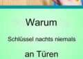 Vergessen Sie nachts nie wieder die Schlüssel in Ihrem Türschloss