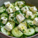 Superschneller Gurken Feta-Salat passt gerade sooo gut