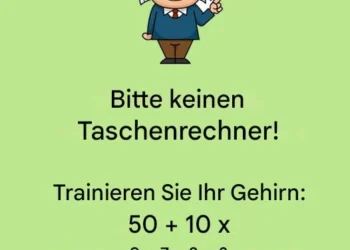 Vermeiden Sie die Verwendung eines Taschenrechners und trainieren Sie stattdessen Ihr Gehirn.