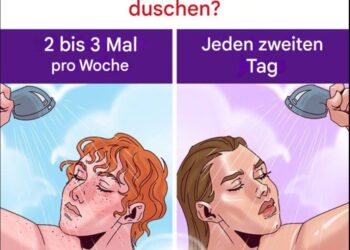 Wie oft sollten wir duschen