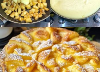 Apfelkuchen mit nur 3 รpfel und in 10 Minuten, macht mich verrรผckt