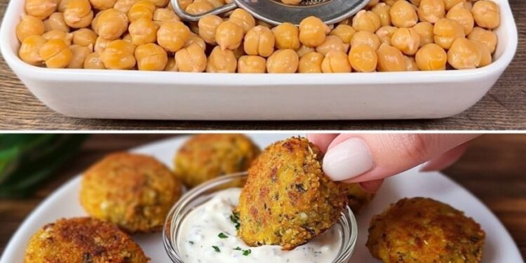 Mediterrane Kichererbsen Fritters