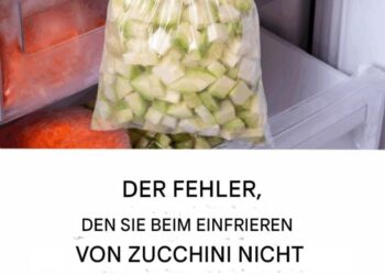 Wie man Zucchini einfriert: alle Methoden für eine optimale Lagerung
