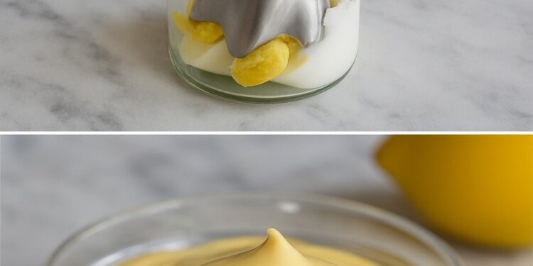 Joghurtmayonnaise, keine rohen Eier, kein Öl: Entdecken Sie meinen Trick, er hat weniger als 20 Kalorien und ist in 5 Minuten zubereitet
