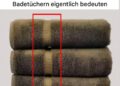 Hier ist, was die Linien auf Badetรผchern eigentlich bedeuten