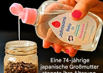Eine 74-jährige japanische Großmutter stoppte ihre Alterung, nachdem sie dieses Öl täglich auf ihre Falten aufgetragen hatte