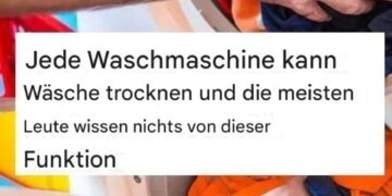 Jede Waschmaschine kann Wäsche trocknen und die meisten wissen nichts über diese Funktion