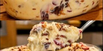 Weihnachtliches Dessert ohne Backen: eine cremige Leckerei, die meine Tante jedes Jahr zubereitet und die jeder liebt.